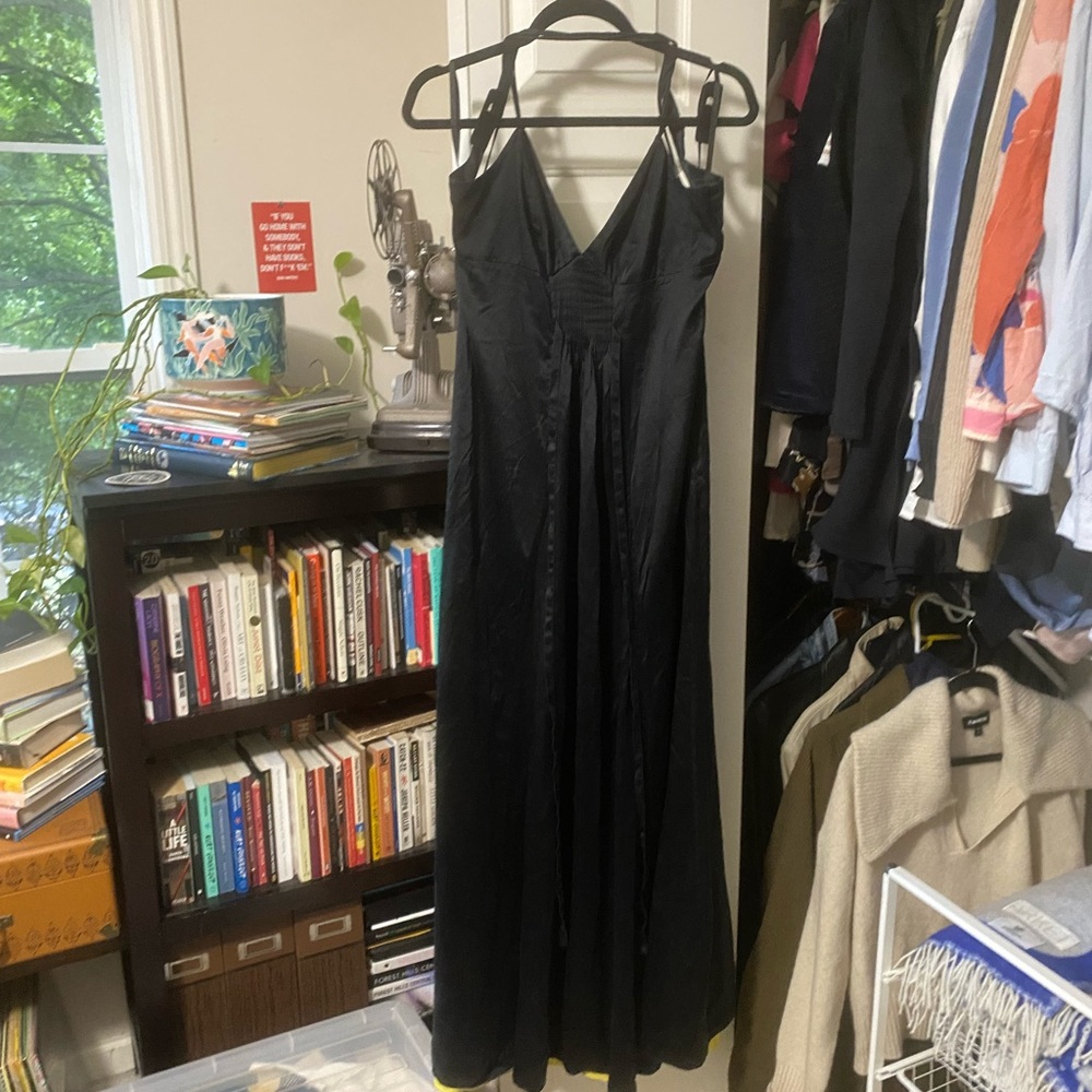 Ted Baker black slip gown